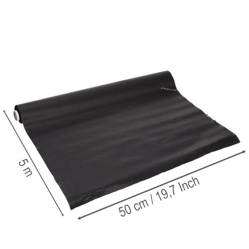 Wabenpapier Rolle Papier Schwarz 50 cm x 5 m für Basteln und Verpackung | Floristik21.de