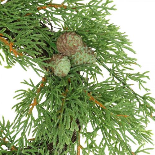 Künstlicher Wacholderkranz Dekokranz Wacholder, Zapfen Ø25cm