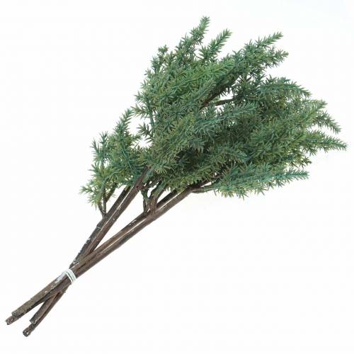 Wacholderzweig künstlich Grün 36cm 4St | Floristik21.de