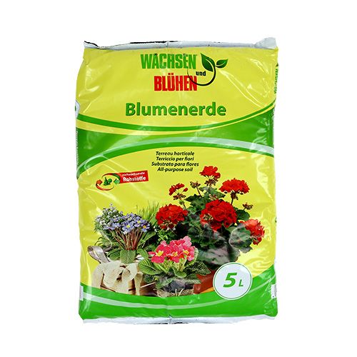 Floristik21 Erde Wachsen & Blühen Blumenerde (5 Ltr.)