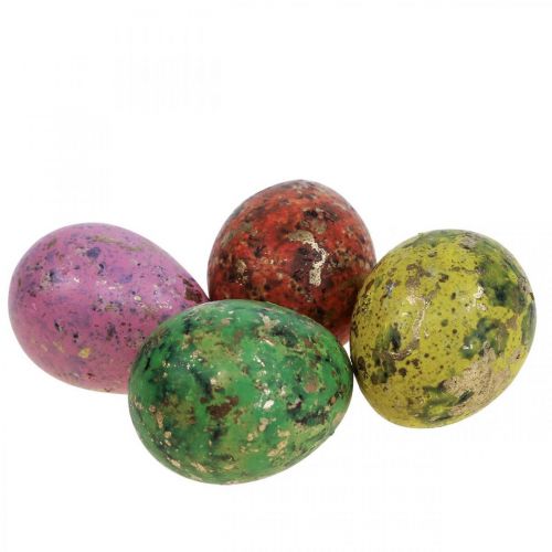 Artikel Wachteleier Deko Ausgeblasene Eier 3cm Bunt 12 St