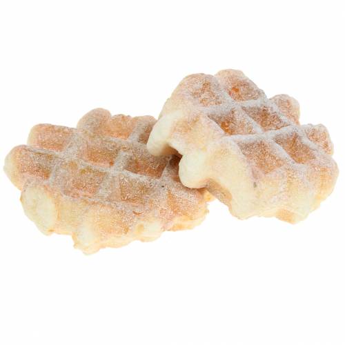 Floristik21 Waffel künstlich Ø9cm 2St