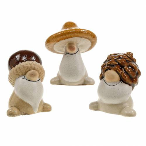 Keramik Figur-Set Waldwichtel Herbstfrüchte 6 – 6,3cm Braun/Gelb 3St Keramik Figur-Set Waldwichtel Herbstfrüchte 6 – 6,3cm Braun/Gelb 3St
