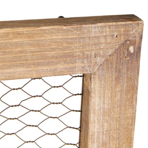 Artikel Wanddeko Holz Metall Braun 40x60cm Rustikal Industrial