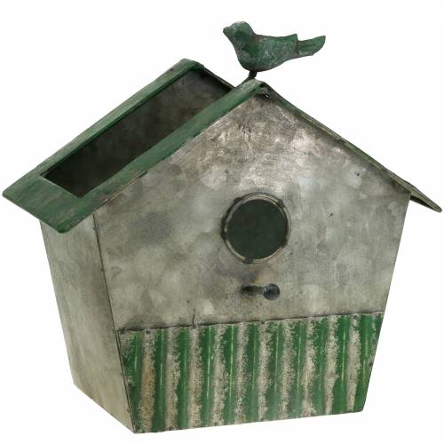Vogelhaus aus Metall zum Bepflanzen H25,5cm Vogelhaus aus Metall zum Bepflanzen H25,5cm