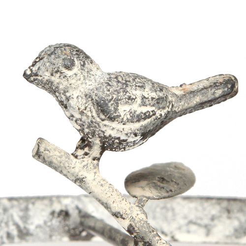 Floristik21 Metall Warenträger für Dekohänger, Rost-Optik, Ø24cm, Höhe 49cm - Dekorativ & Praktisch