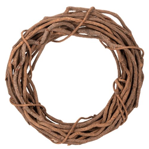 Weidenkranz Natur 40 cm rund aus Weidenholz für Floristik und Dekoration