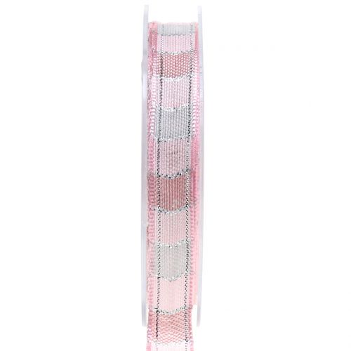 Weihnachtsband Rosa 15mm 15m