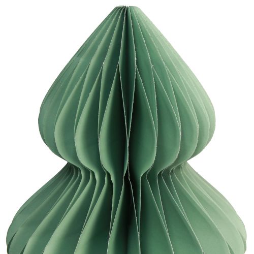 Artikel Weihnachtsbaum aus Papier Mint Glitter Ø48cm H60cm Tischdeko FSC-zertifiziert