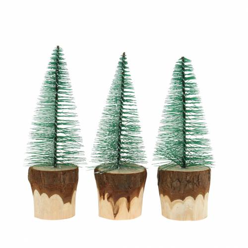 Floristik21 Weihnachtsdeko Tannenbaum beschneit 10cm 8St