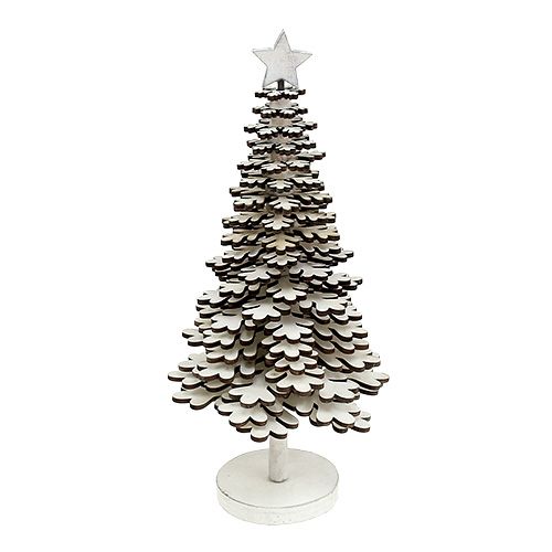 Floristik21 Weihnachtsbaum Schneeflocken weiß 25cm