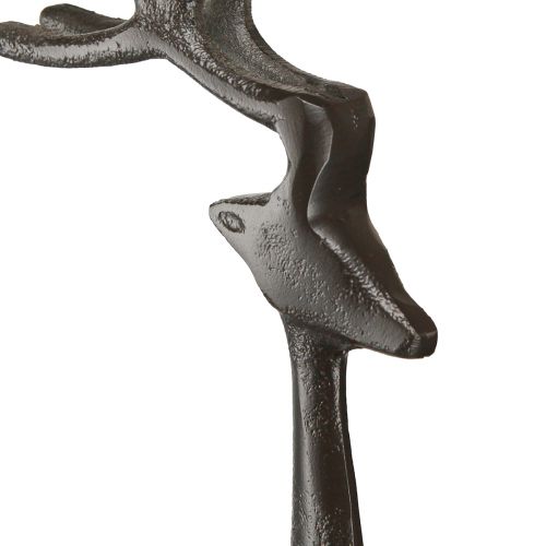 Artikel Weihnachtsdeko Rentier Metall Braun 15x9x53cm schlichte Eleganz für festliches Ambiente