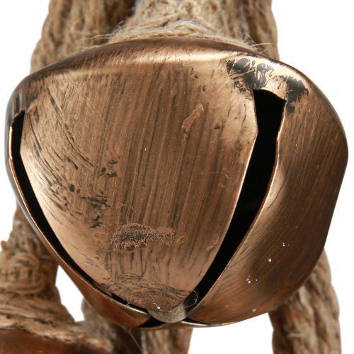 Artikel Weihnachtsglocken Schleifen-Deko Gold Antik-Optik zum Hängen 51cm