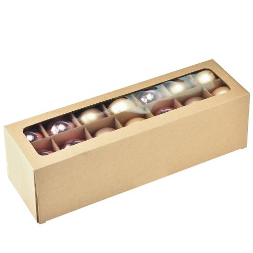 Artikel Weihnachtskugeln Set Gold Rosé 5cm 24St – Luxuriöse Weihnachtsdekoration B2B