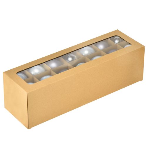 Artikel Christbaumkugeln Glas 24er Set Blau Töne 6cm Dekoration Weihnachten