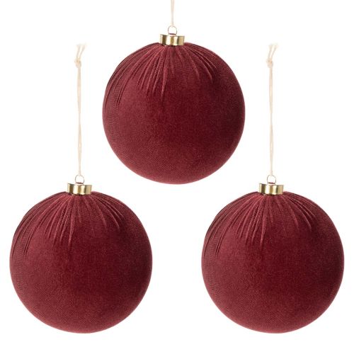 Weihnachtskugel aus Styropor