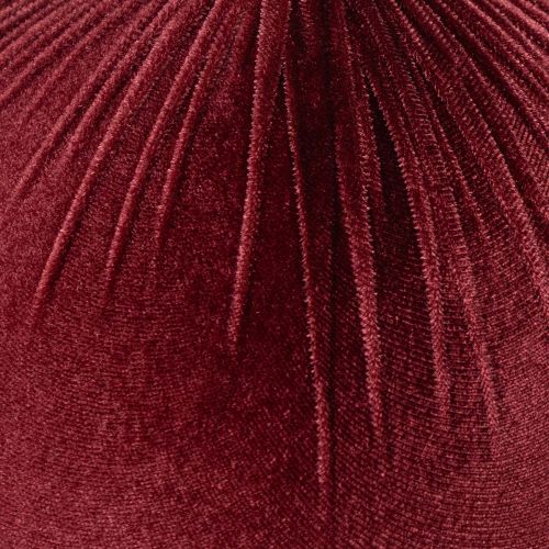 Weihnachtskugel Samt Rot 25cm