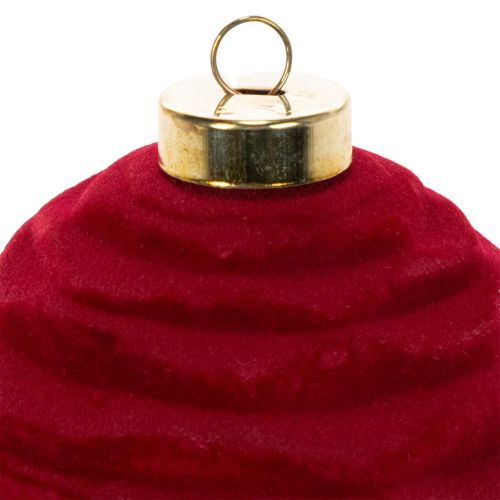 Samtige Weihnachtskugeln