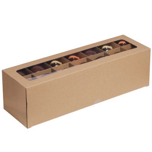 Artikel Elegante Weihnachtskugeln Gold Braun Glas 24er Set Ø6cm für festliche Dekoration