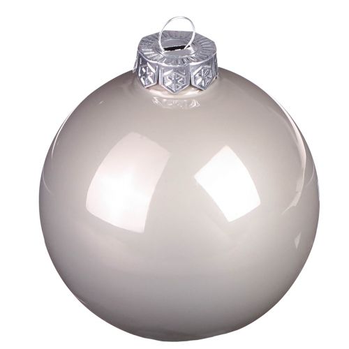 Artikel Glaskugel-Set Grün &amp; Grau Ø6cm 24er-Pack für professionelle Weihnachtsdekoration