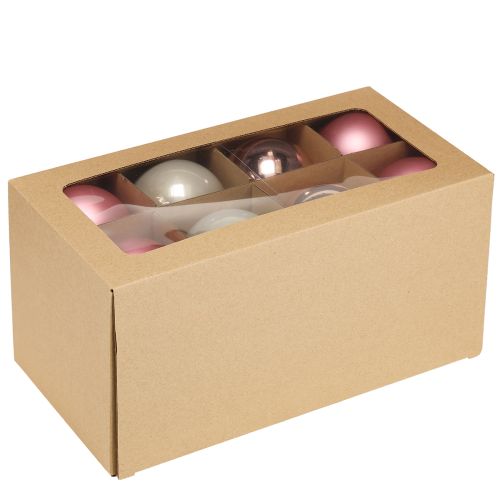 Artikel Exklusive Christbaumkugeln Rosa Silbergrau Glas Ø7,5cm 14er-Set