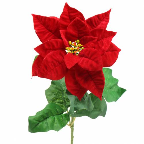 Weihnachtsstern Kunstblume Rot 67cm
