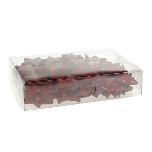Artikel Weihnachtssterne mix 4-5cm rot glänzend 72St