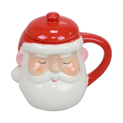 Floristik21 Weihnachtstasse Weihnachtsmann Tasse Weihnachten H10,5cm