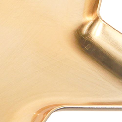 Artikel Weihnachtlicher Deko Stern-Teller Gold Kunststoff Ø31cm