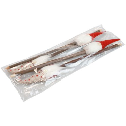 Floristik21 Weihnachtswichtel Gartenstecker Wichtel 48,5/50cm 4 St