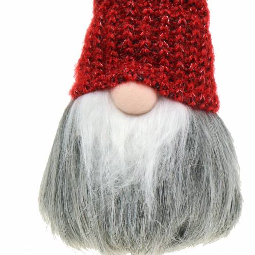 Deko Wichtel mit Wollmütze 11cm H31cm 2St