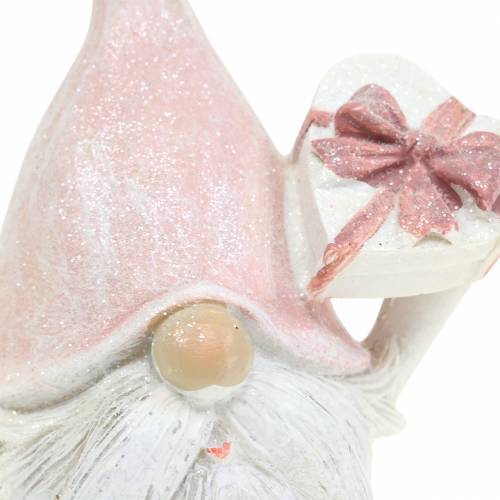 Wichtelpaar Rosa 33 cm hoch Weihnachtsdeko Wichtel 