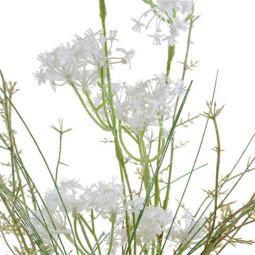Gartenblumen Weiß L50cm 3St