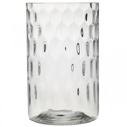 Artikel Blumenvase, Glasvase, Kerzenglas, Windlicht Glas Ø11,5cm H18,5cm