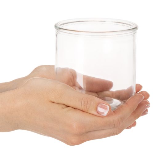 Glaszylinder Vase transparent 10 cm 3er-Set für Innenbereich | Floristik21.de
