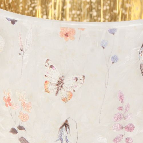 Artikel Windlicht Glas 12,5 cm mit Schmetterlingsdesign im 2er Set für stimmungsvolle Dekoration