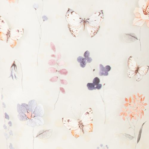 Floristik21 Deko Windlicht Glas mit Schmetterlingsmotiv, 8 cm, 4er-Set – Stilvolle Akzente für Zuhause oder Events