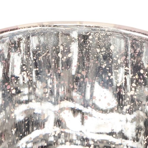 Artikel Windlicht Glas Tulpenmotiv 12,5cm Rosa Weiß, 2er-Set, Frühlingsdekoration