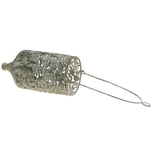 Hängewindlicht Antik Metall Ø10cm H21cm 2St