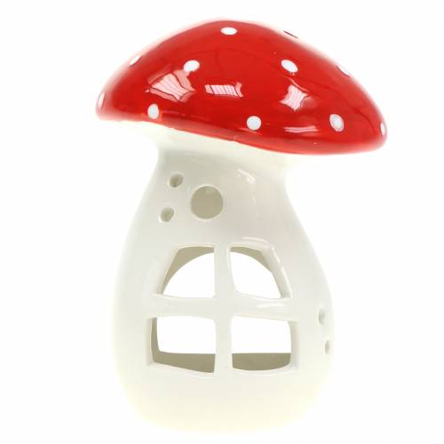 Windlicht Fliegenpilz Ø10cm H13,5cm 2St