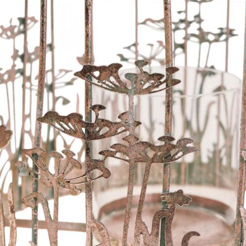 Floristik21 Windlicht Metall Hängedeko Ø29/23,5cm Vogelkäfig Deko 2er-Set