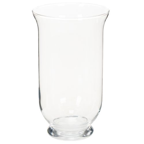 Floristik21 Glas Windlichtvase 25cm transparent für Innen- und Außenbereich