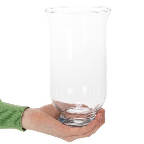 Artikel Glas Windlichtvase 25cm transparent für Innen- und Außenbereich