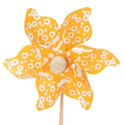 Artikel Gartenstecker Blumenwindmühlen, bunte Frühlingsdeko 28 cm aus Kunststoff im 12er-Set