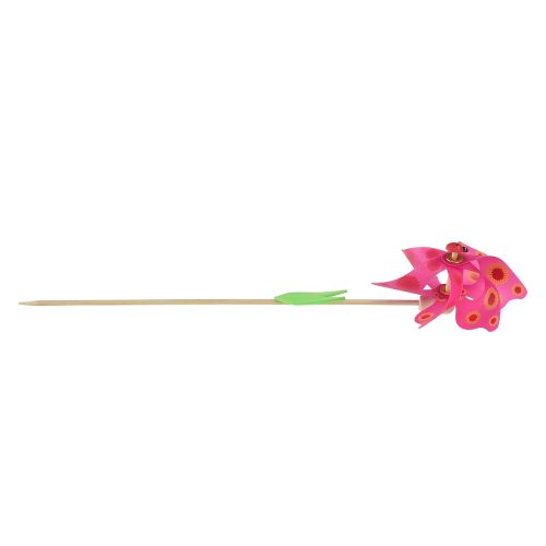 Floristik21 Windrad Marienkäfer auf Blume Windmühle Ø8,5cm H28cm 6St