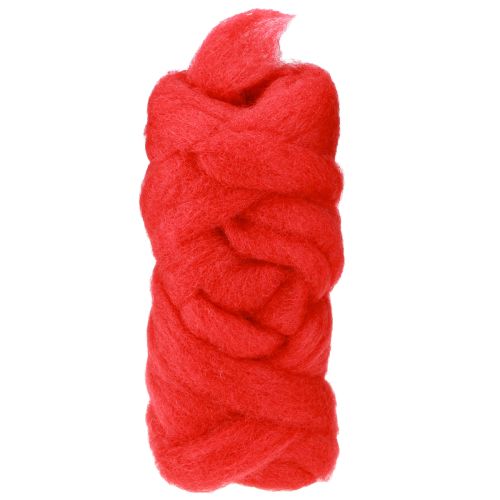 Wolllunte 10m Rot