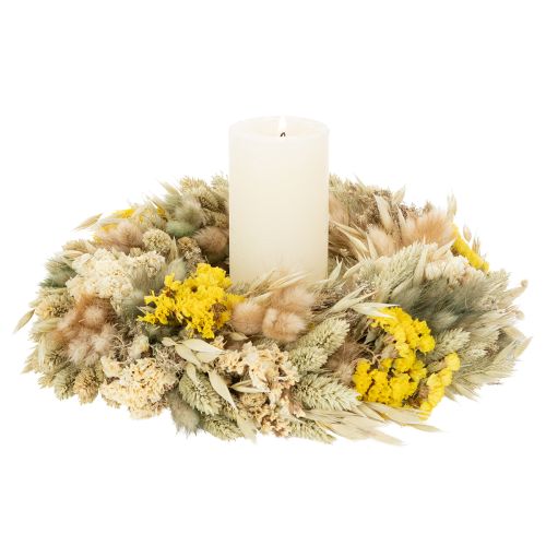 Artikel Trockenblumenkranz aus Naturmaterialien, Ø 25 cm, Tisch- und Wanddekoration innen