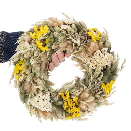 Artikel Trockenblumenkranz aus Naturmaterialien, Ø 25 cm, Tisch- und Wanddekoration innen