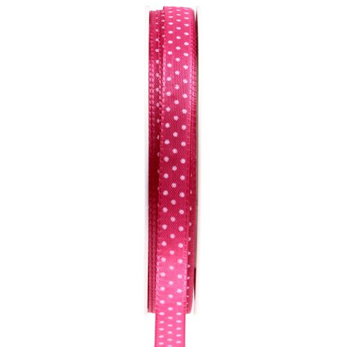 Artikel Geschenkband gepunktet Dekoband Band Pink 10mm 25m