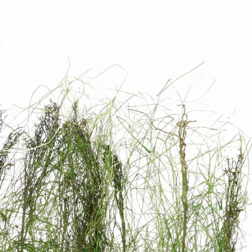 Artikel Gras Deko zum Stellen mit Zweigen Grün Schaufensterdeko 105x50cm